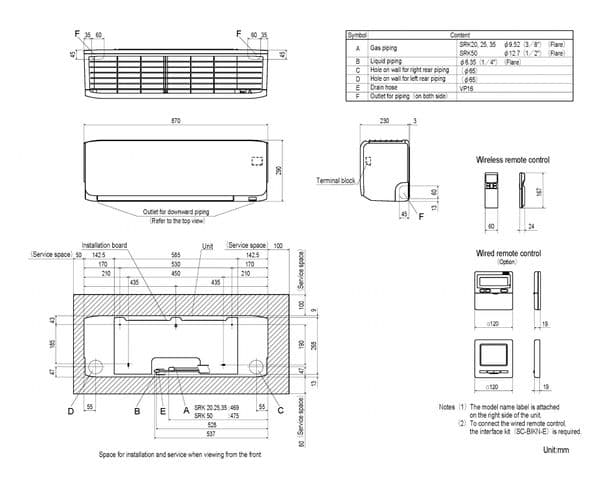 Mitsubishi Heavy Industries Air Conditioning SRK25ZS Wall 2.5Kw/9000Btu A++ R32 Heat Pump 240V~50Hz (3) (6)